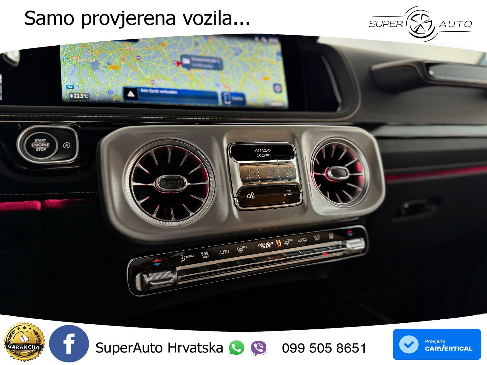 Mercedes AMG G 63 Long V8 (585 KS) 4MATIC 9G-TRONIC AMG SPEEDSHIFT TCT Superior LED+GR SJED+ACC