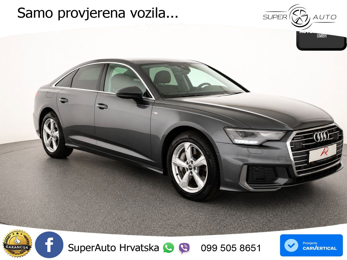 Audi A6 50 TFSIe (299 KS) quattro ultra S tronic S line LED+GR SJED+ACC