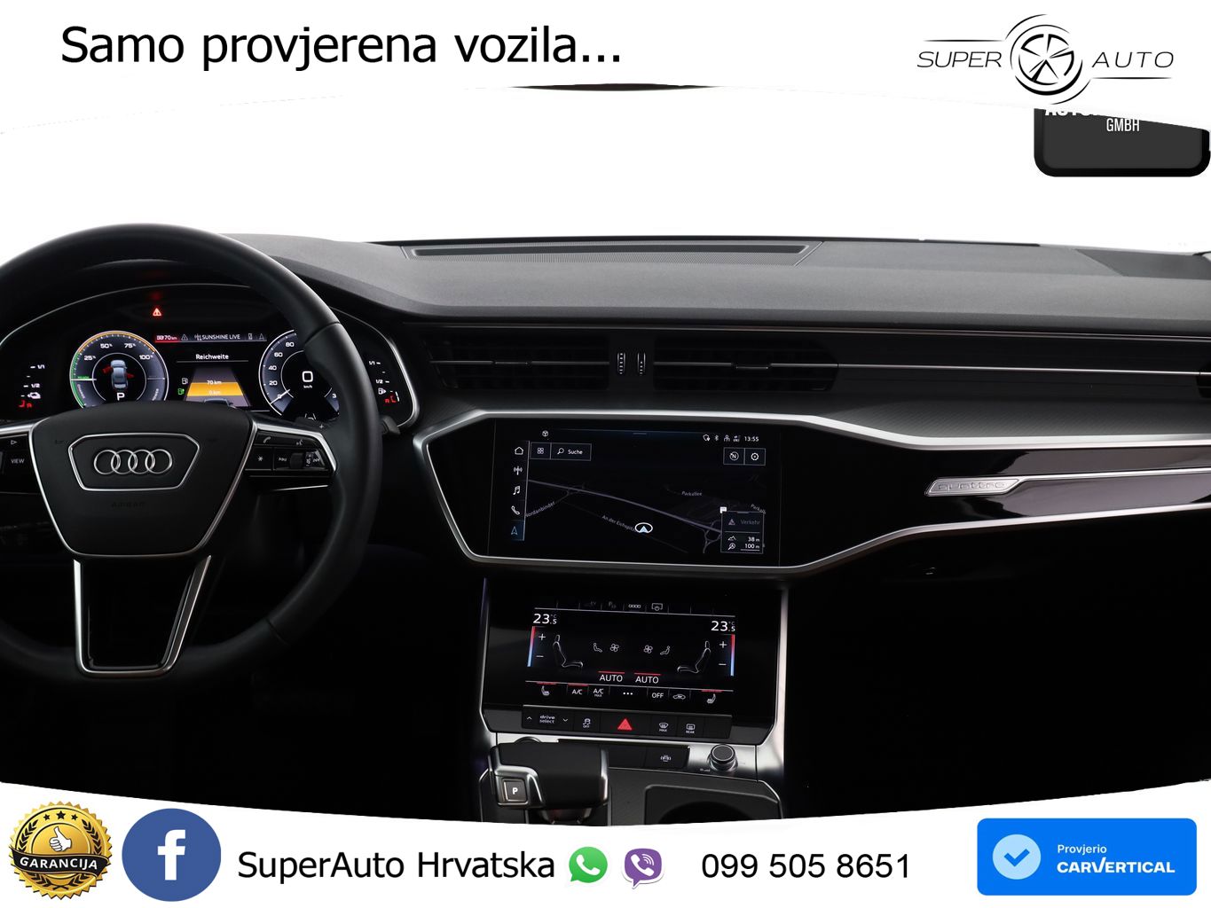 Audi A6 50 TFSIe (299 KS) quattro ultra S tronic S line LED+GR SJED+ACC