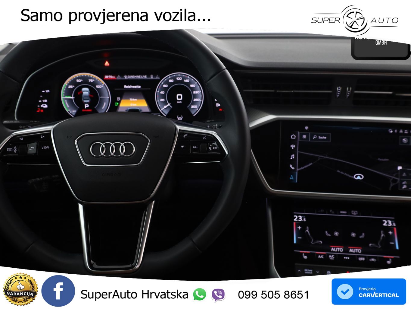 Audi A6 50 TFSIe (299 KS) quattro ultra S tronic S line LED+GR SJED+ACC
