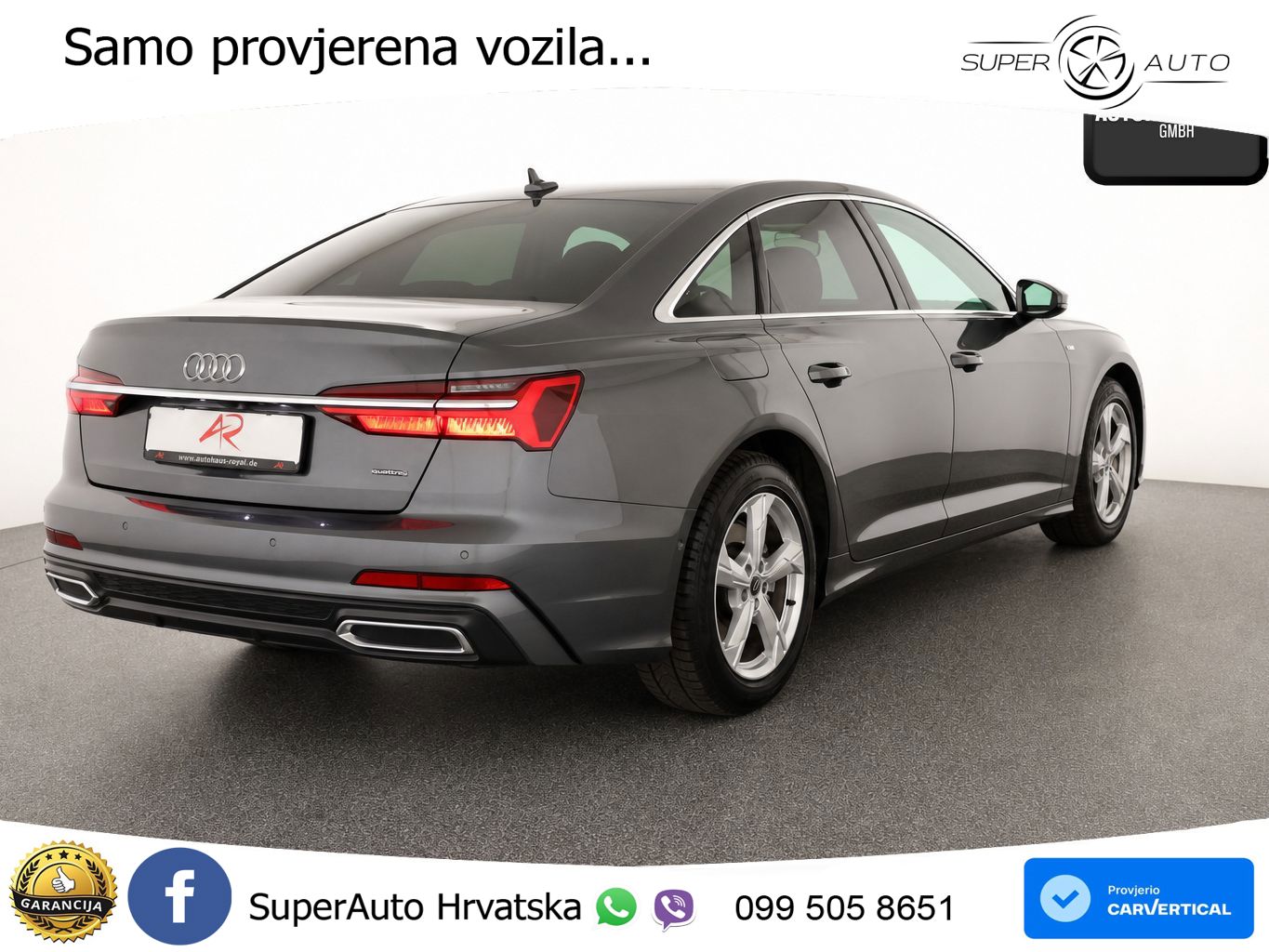 Audi A6 50 TFSIe (299 KS) quattro ultra S tronic S line LED+GR SJED+ACC
