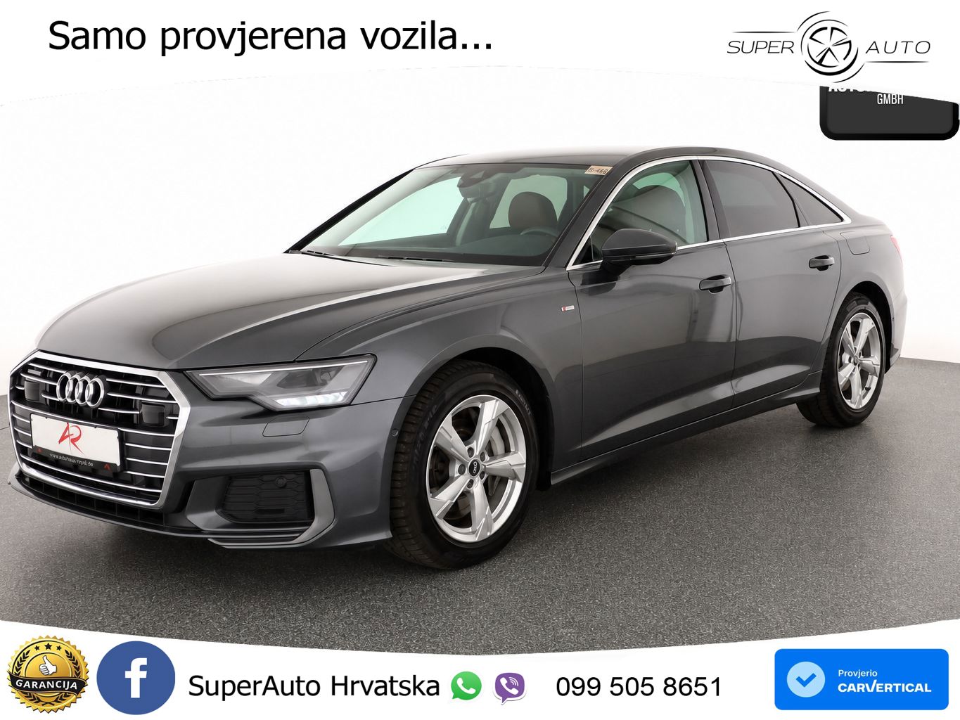 Audi A6 50 TFSIe (299 KS) quattro ultra S tronic S line LED+GR SJED+ACC