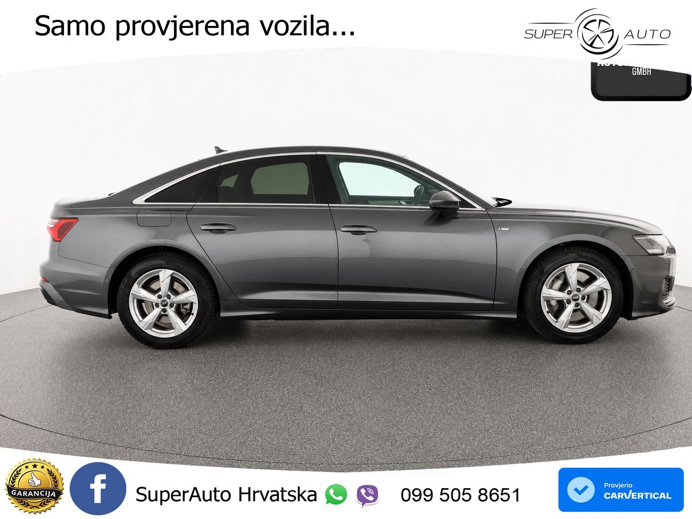 Audi A6 50 TFSIe (299 KS) quattro ultra S tronic S line LED+GR SJED+ACC