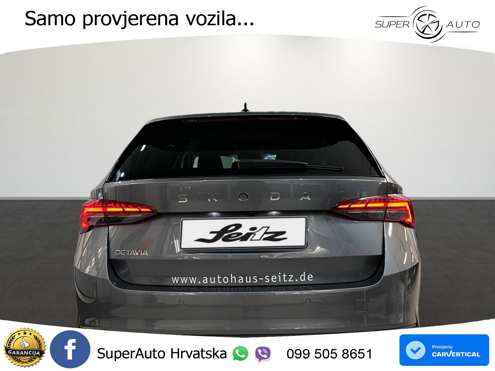 Škoda Octavia Combi 1.5 TSI (150 KS) DSG Selection MATRIX+GR SJED+KAM