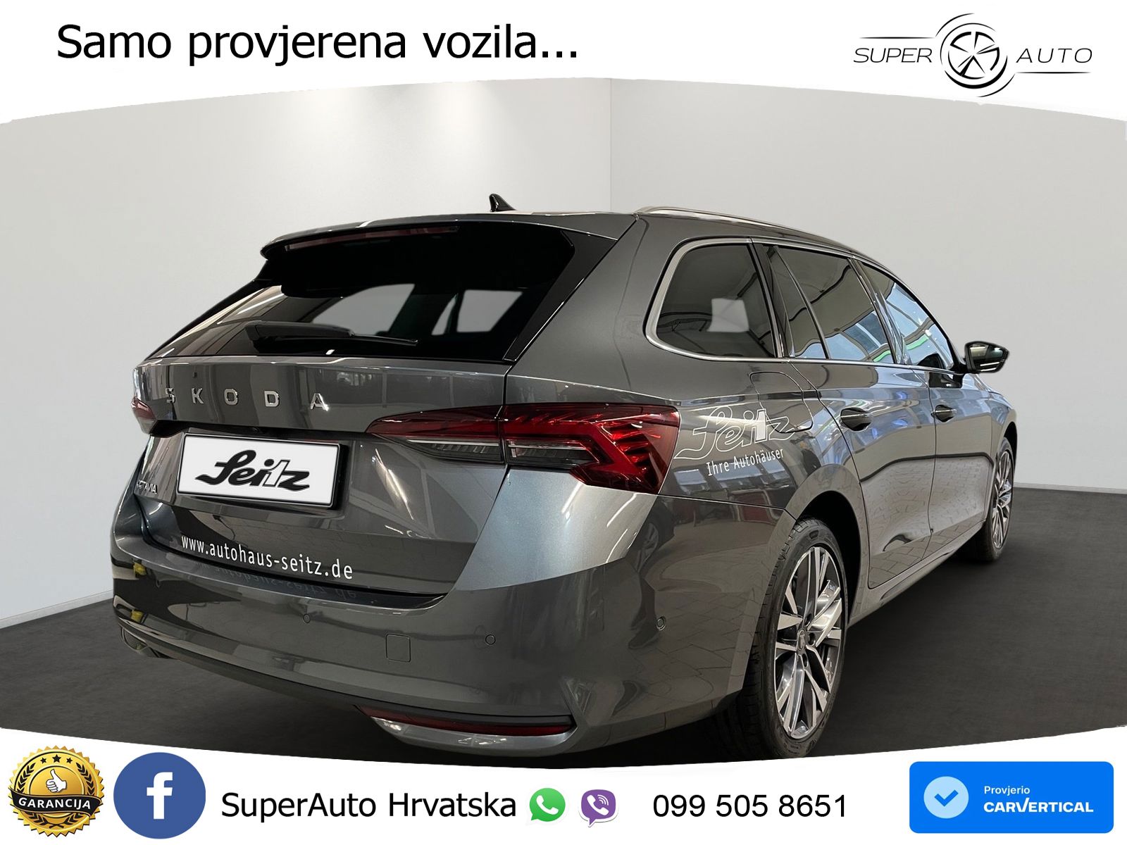 Škoda Octavia Combi 1.5 TSI (150 KS) DSG Selection MATRIX+GR SJED+KAM