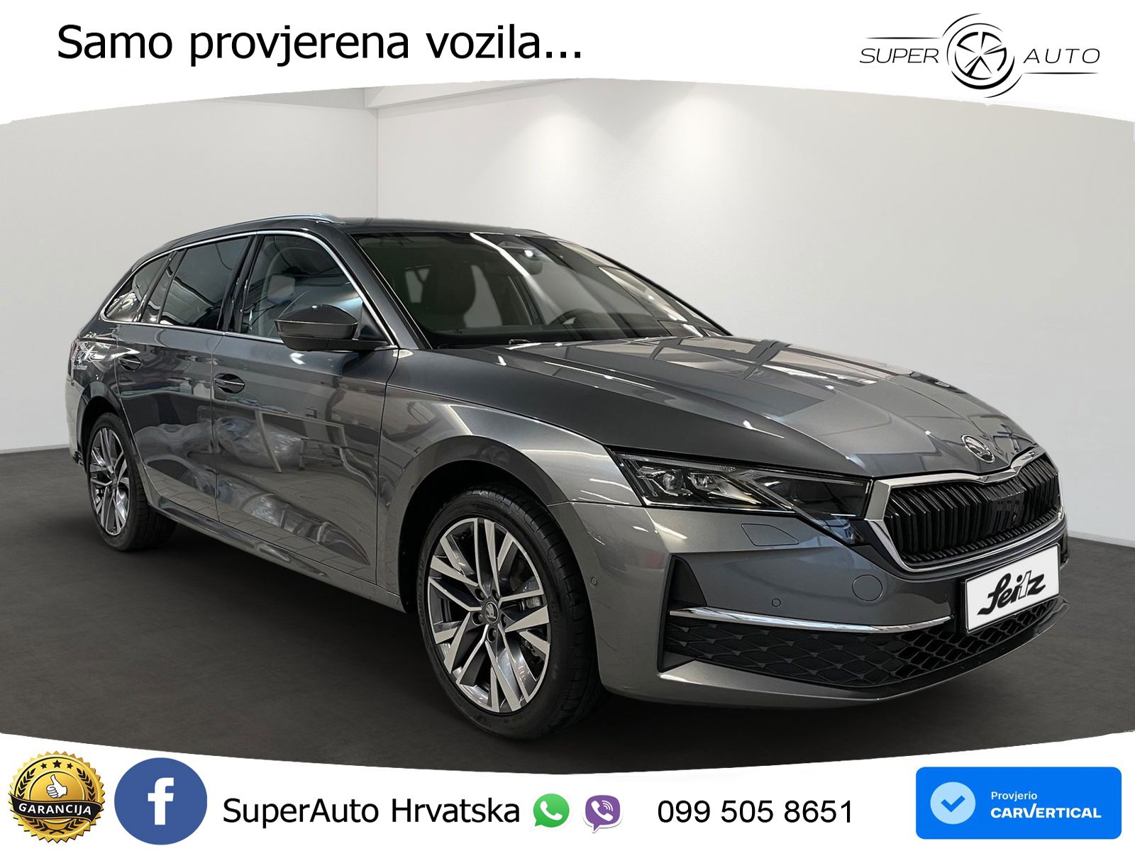 Škoda Octavia Combi 1.5 TSI (150 KS) DSG Selection MATRIX+GR SJED+KAM