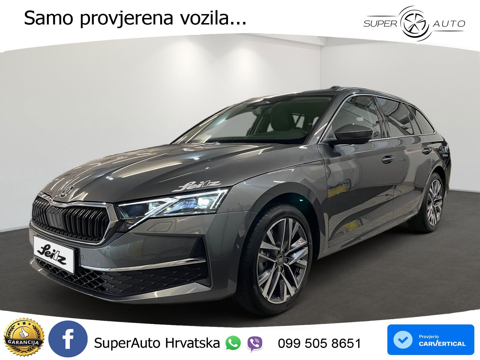 Škoda Octavia Combi 1.5 TSI (150 KS) DSG Selection MATRIX+GR SJED+KAM
