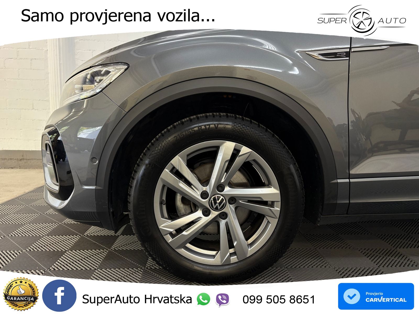 Volkswagen T-Roc 1.5 TSI (150 KS) DSG R-Line LED+GR SJED+ACC