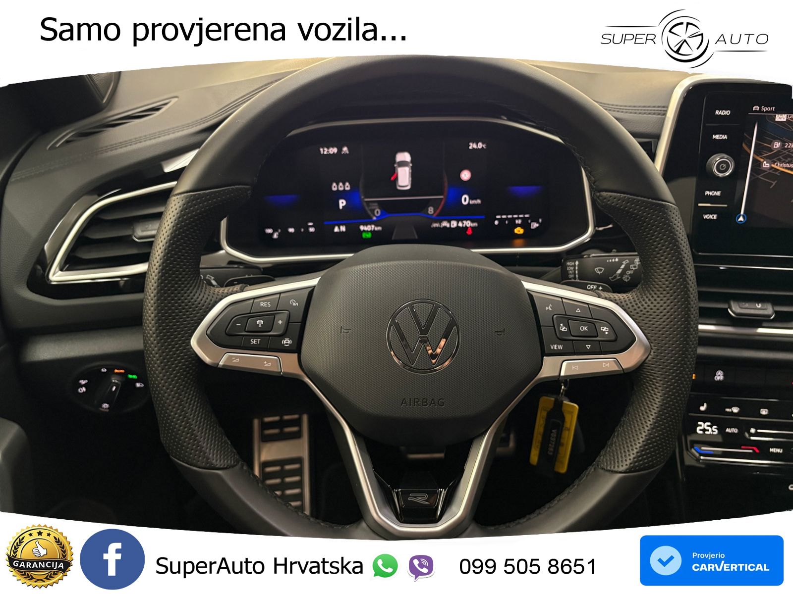 Volkswagen T-Roc 1.5 TSI (150 KS) DSG R-Line LED+GR SJED+ACC