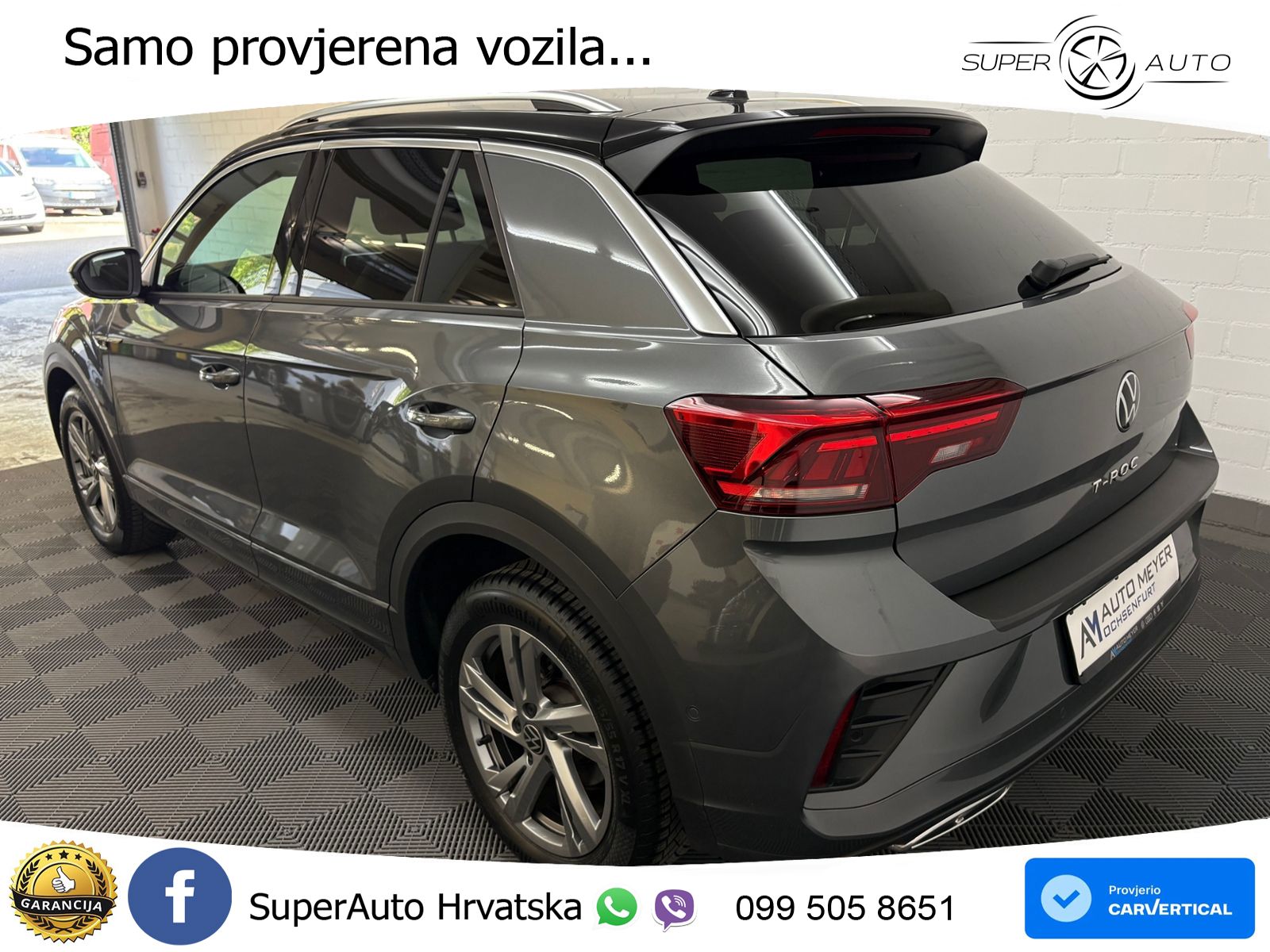 Volkswagen T-Roc 1.5 TSI (150 KS) DSG R-Line LED+GR SJED+ACC