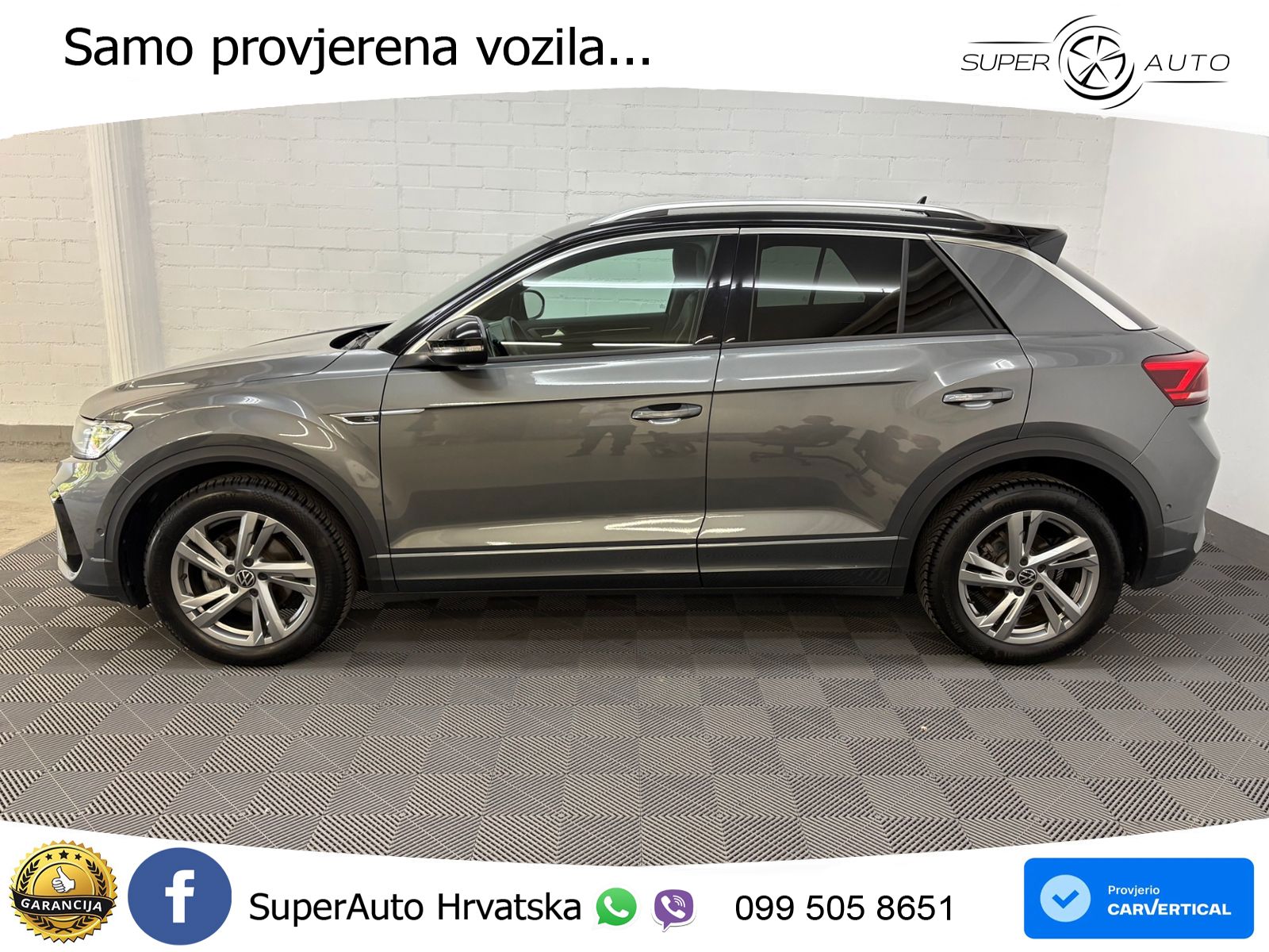 Volkswagen T-Roc 1.5 TSI (150 KS) DSG R-Line LED+GR SJED+ACC