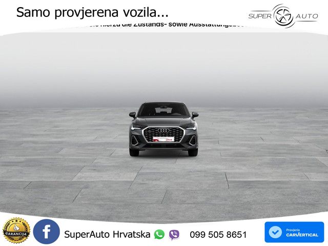 Audi Q3 II Sportback 40 TFSI (190 KS) quattro S tronic S line MATRIX+GR SJED+KAM