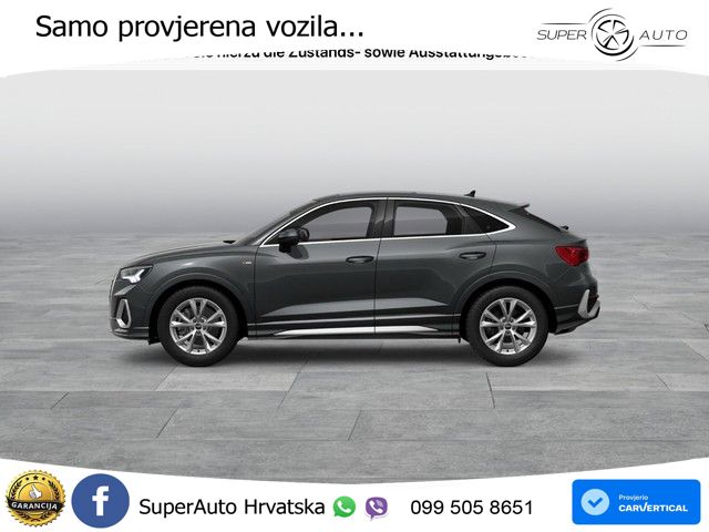 Audi Q3 II Sportback 40 TFSI (190 KS) quattro S tronic S line MATRIX+GR SJED+KAM