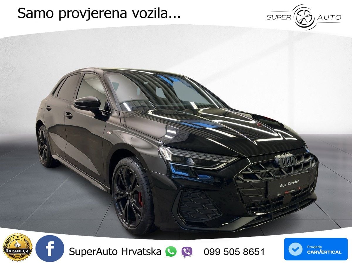 Audi A3 45 TFSIe (272 KS) S tronic S line MATRIX+GR SJED+KAM