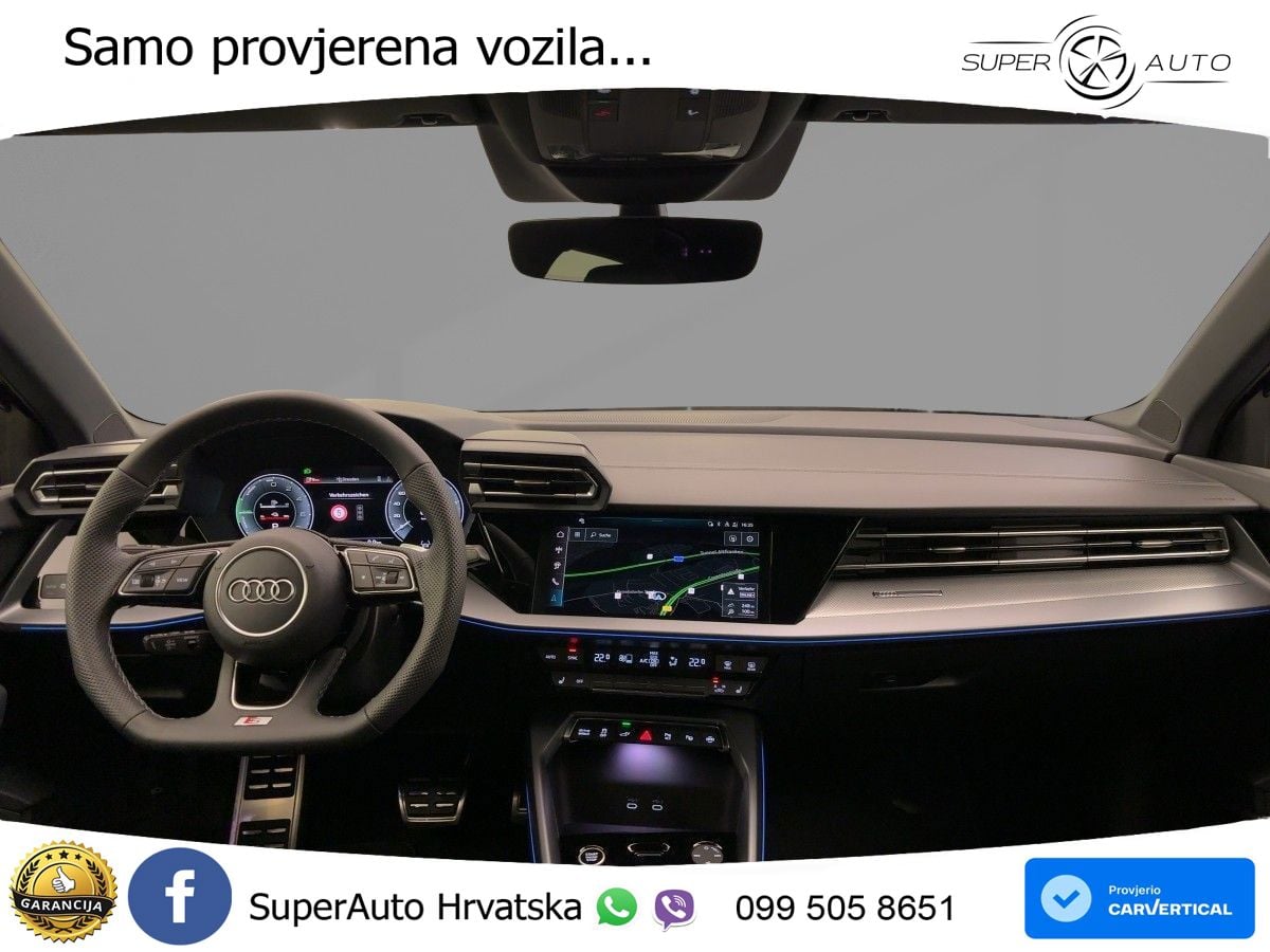 Audi A3 45 TFSIe (272 KS) S tronic S line MATRIX+GR SJED+KAM
