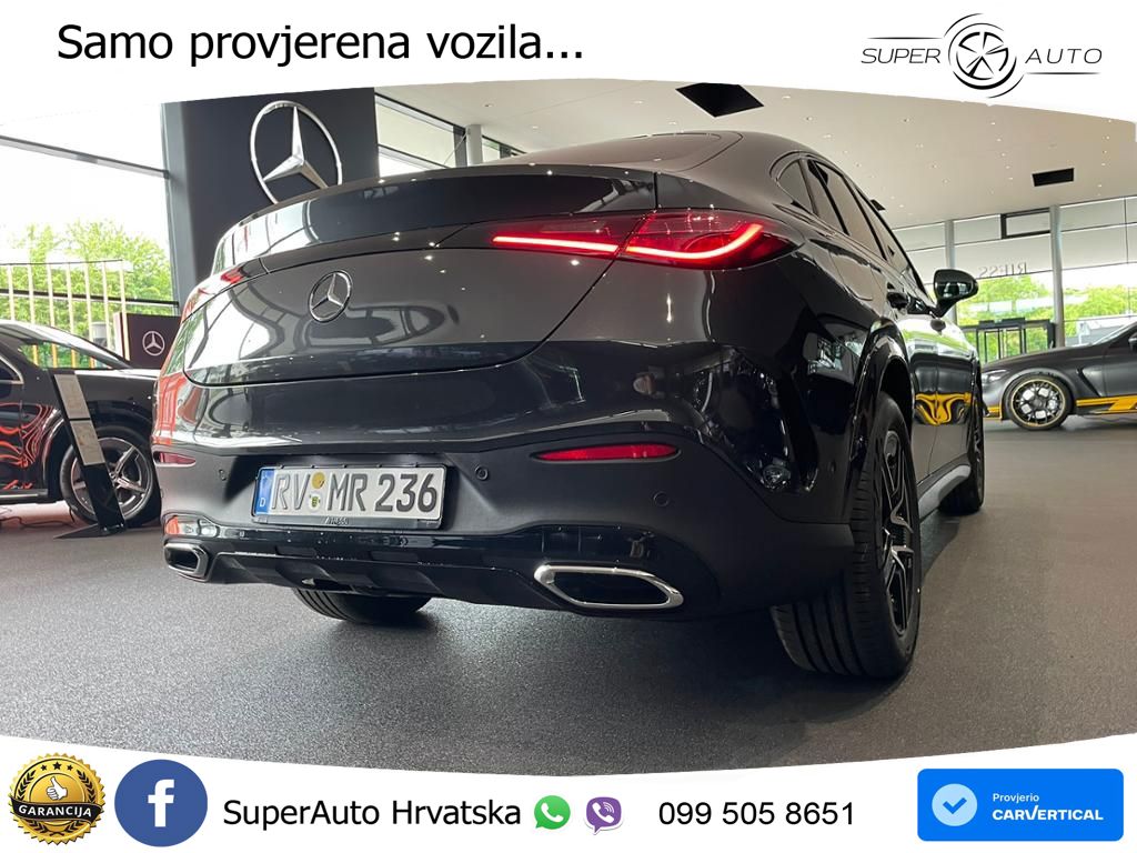 Mercedes GLC Coupe 200d (163 KS) 4MATIC 9G-TRONIC AMG ACC+GR SJED+360+PANO