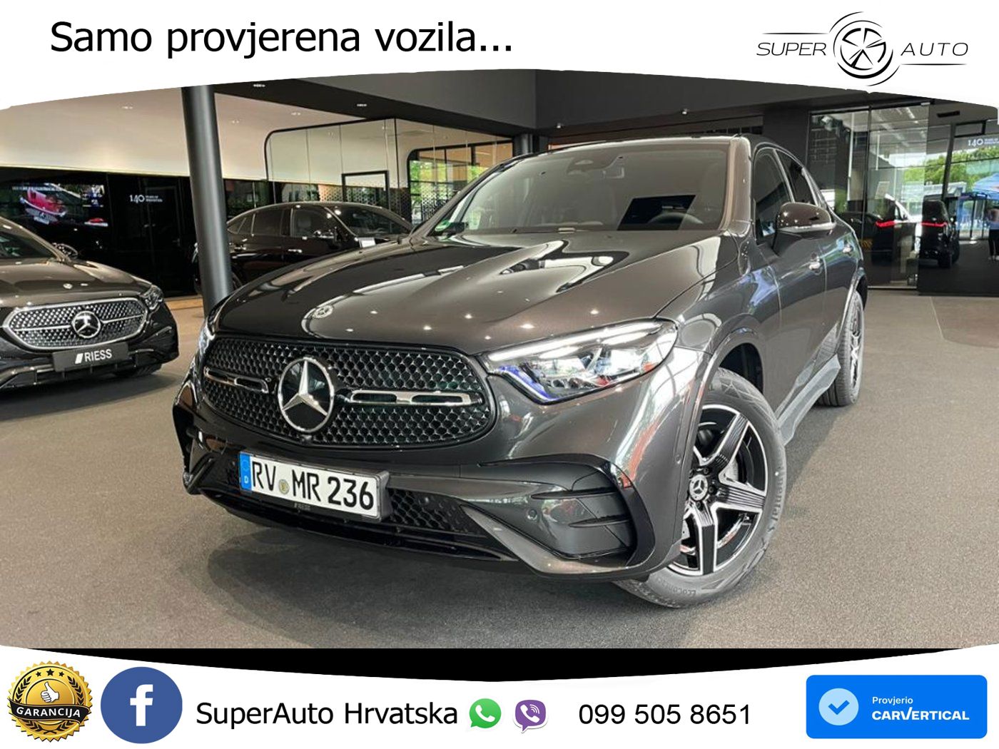 Mercedes GLC Coupe 200d (163 KS) 4MATIC 9G-TRONIC AMG ACC+GR SJED+360+PANO