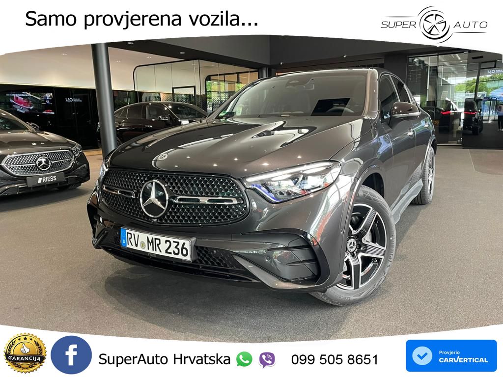 Mercedes GLC Coupe 200d (163 KS) 4MATIC 9G-TRONIC AMG ACC+GR SJED+360+PANO