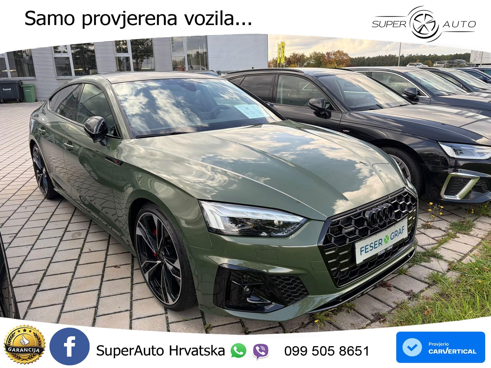 Audi A5 Sportback 45 TFSI (265 KS) quattro S tronic 2x S line MATRIX+GR SJED+KAM