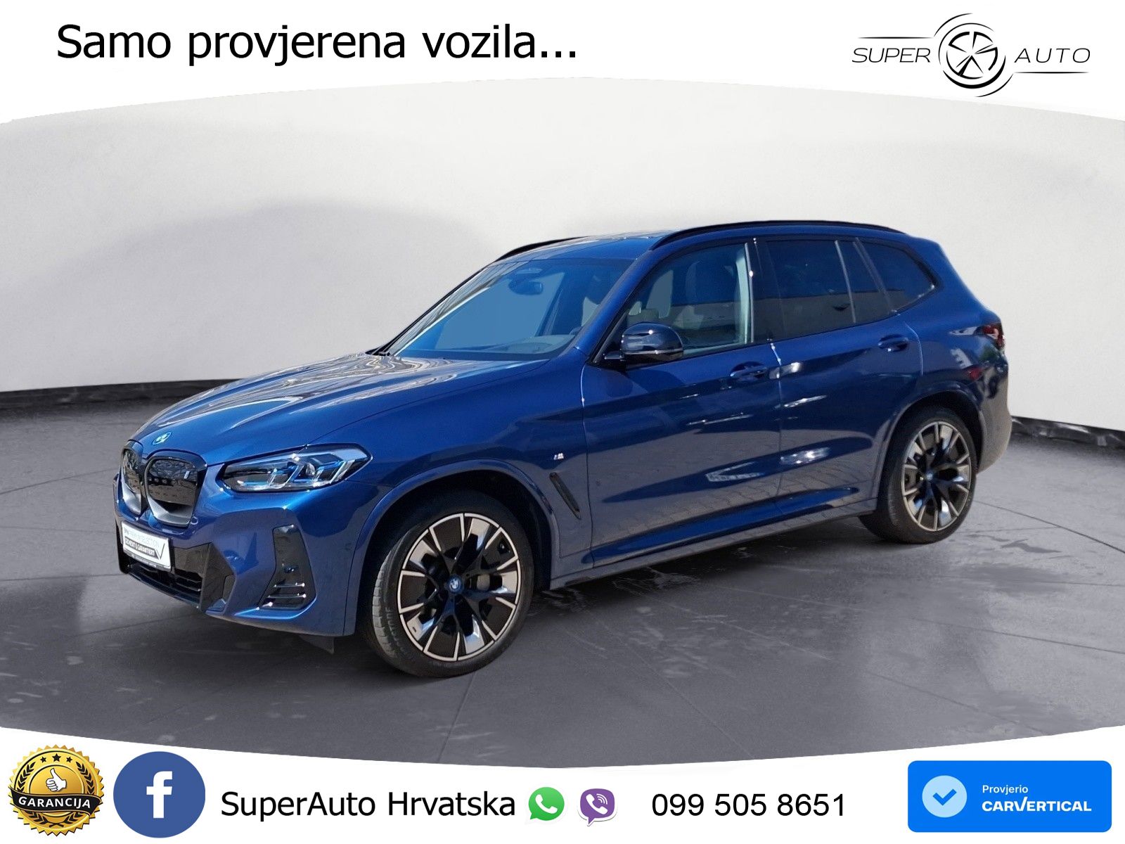 BMW iX3 80 kWh (286 KS)