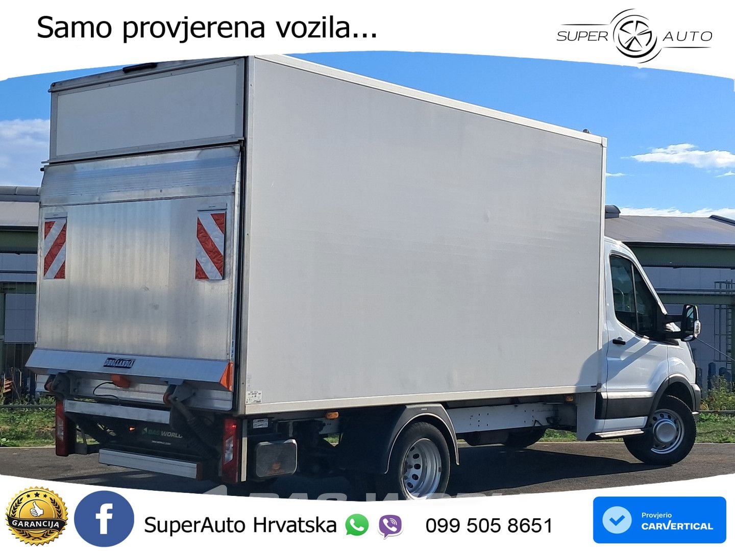 Ford Transit 170pk Ladebordwand 170PS Koffer Klima Te 170 KS