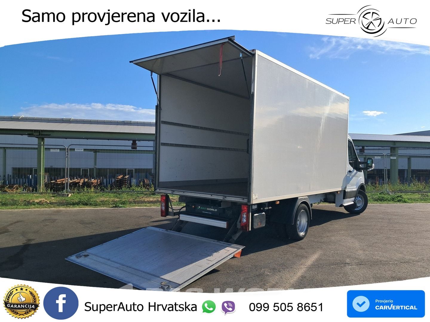 Ford Transit 170pk Ladebordwand 170PS Koffer Klima Te 170 KS