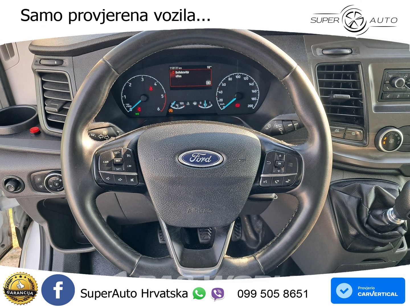 Ford Transit 170pk Ladebordwand 170PS Koffer Klima Te 170 KS