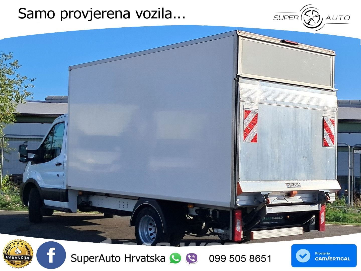 Ford Transit 170pk Ladebordwand 170PS Koffer Klima Te 170 KS