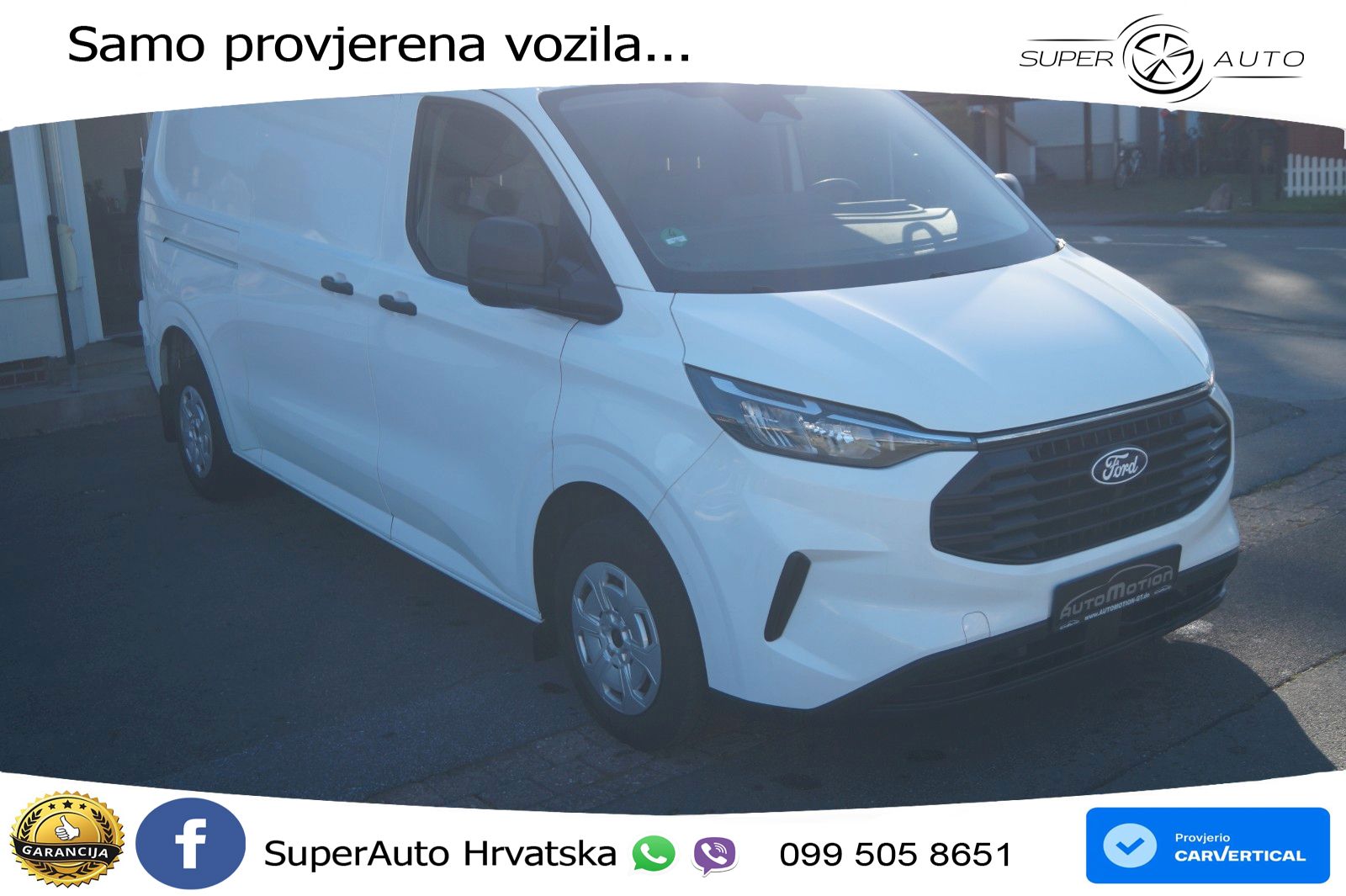 Ford Transit Custom Kasten 320 L2*LED*Leder*3-Sitzer* 136 KS