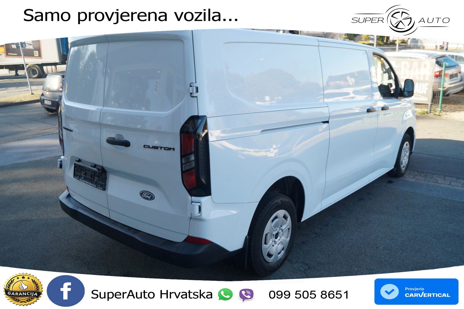 Ford Transit Custom Kasten 320 L2*LED*Leder*3-Sitzer* 136 KS