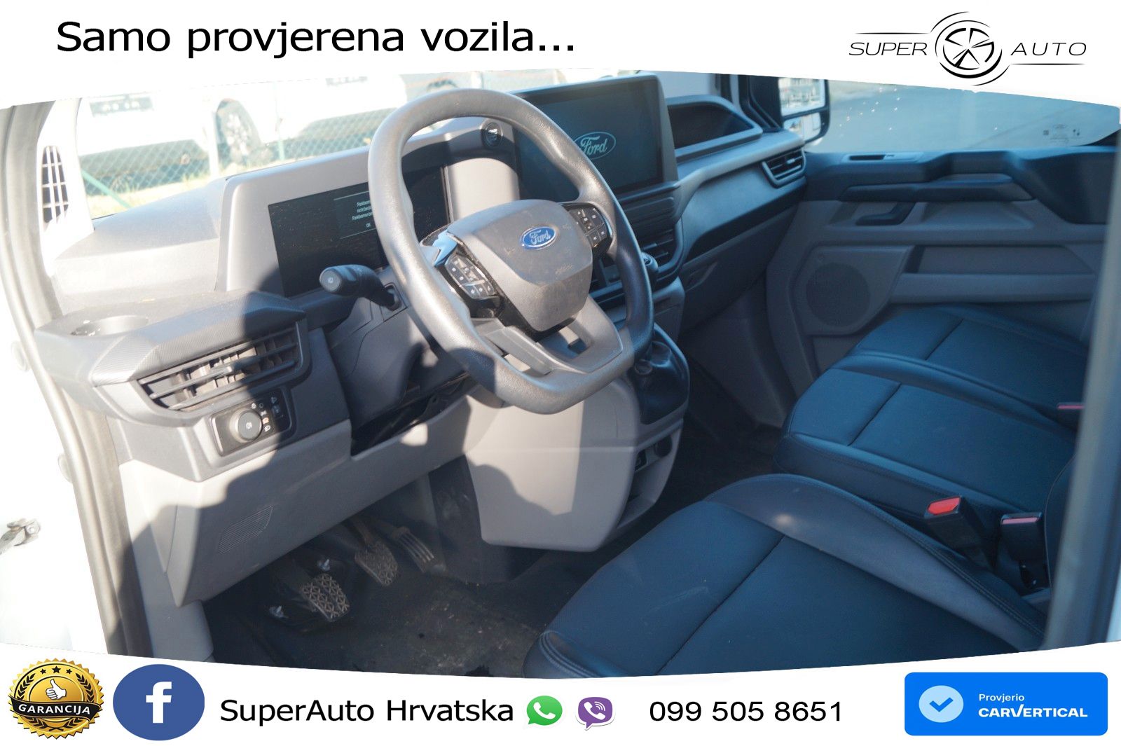 Ford Transit Custom Kasten 320 L2*LED*Leder*3-Sitzer* 136 KS