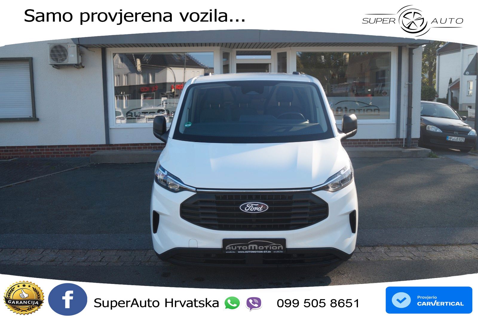 Ford Transit Custom Kasten 320 L2*LED*Leder*3-Sitzer* 136 KS