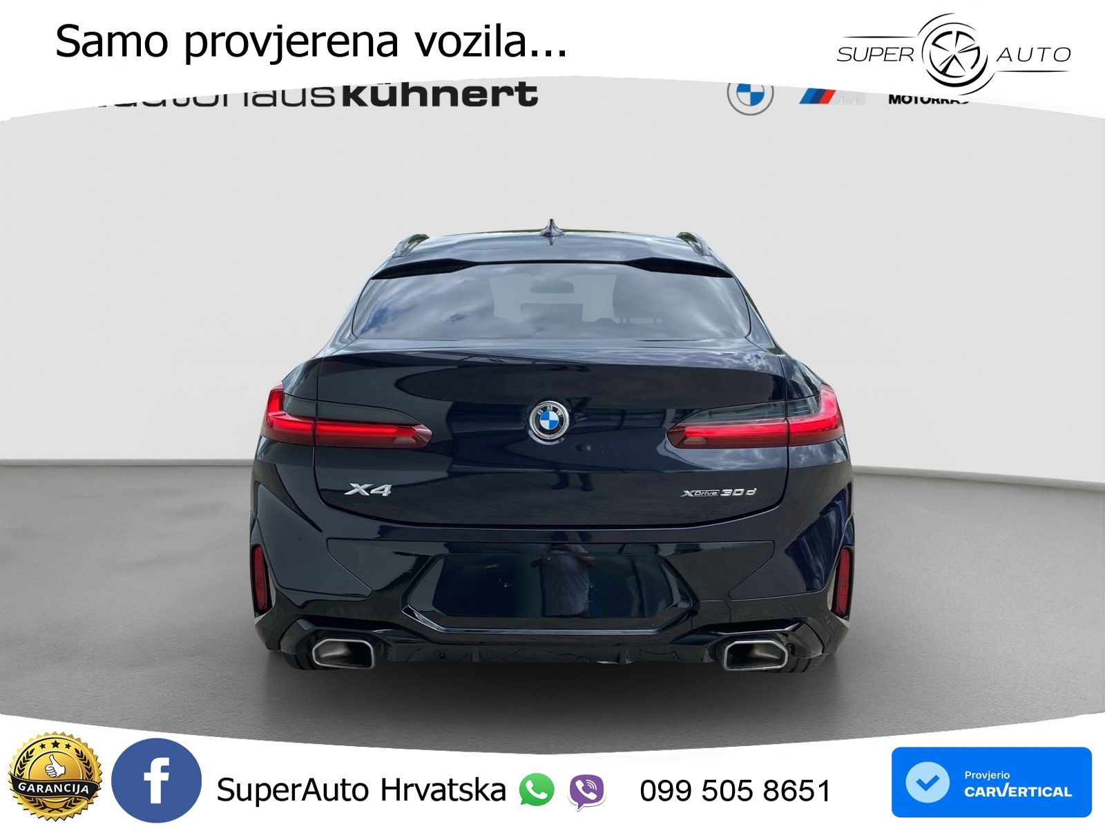 BMW X4 30d (286 KS) xDrive Steptronic M Sport LED+GR SJED+ACC