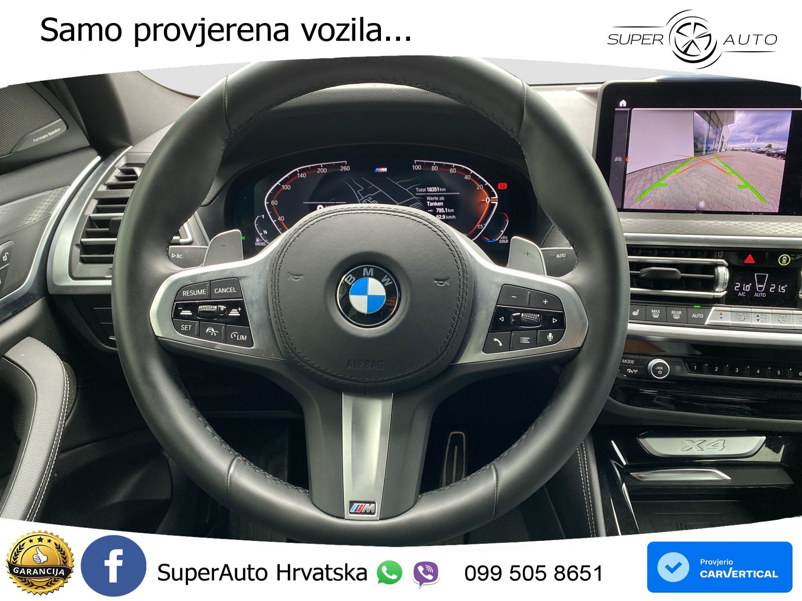 BMW X4 30d (286 KS) xDrive Steptronic M Sport LED+GR SJED+ACC