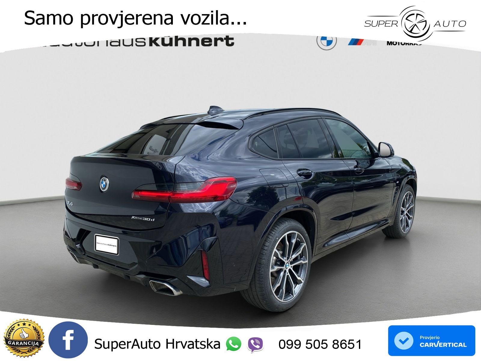 BMW X4 30d (286 KS) xDrive Steptronic M Sport LED+GR SJED+ACC