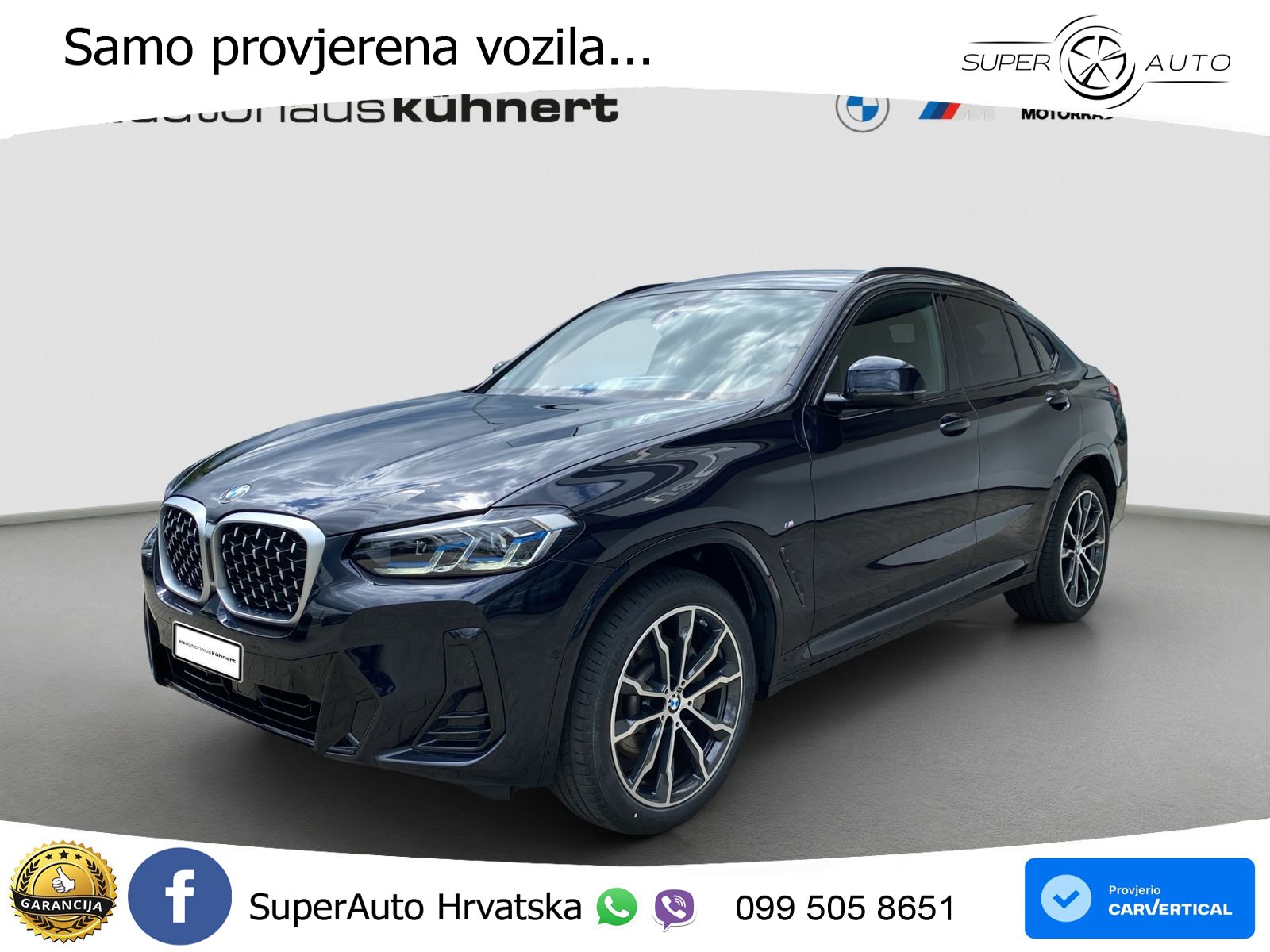 BMW X4 30d (286 KS) xDrive Steptronic M Sport LED+GR SJED+ACC