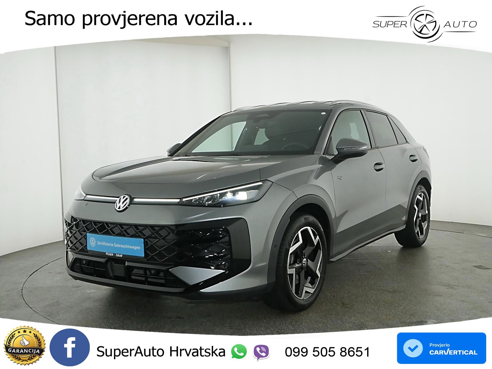 Volkswagen T-Roc 1.5 eTSI (150 KS)  DSG R-Line LED+GR SJED+ACC