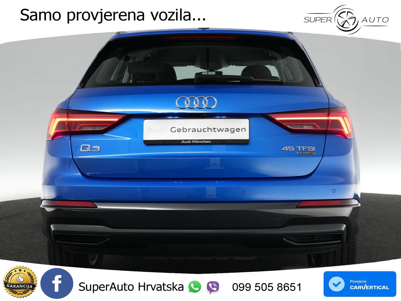 Audi Q3 45 TFSI (245 KS) quattro S tronic advanced LED+GR SJED+ACC