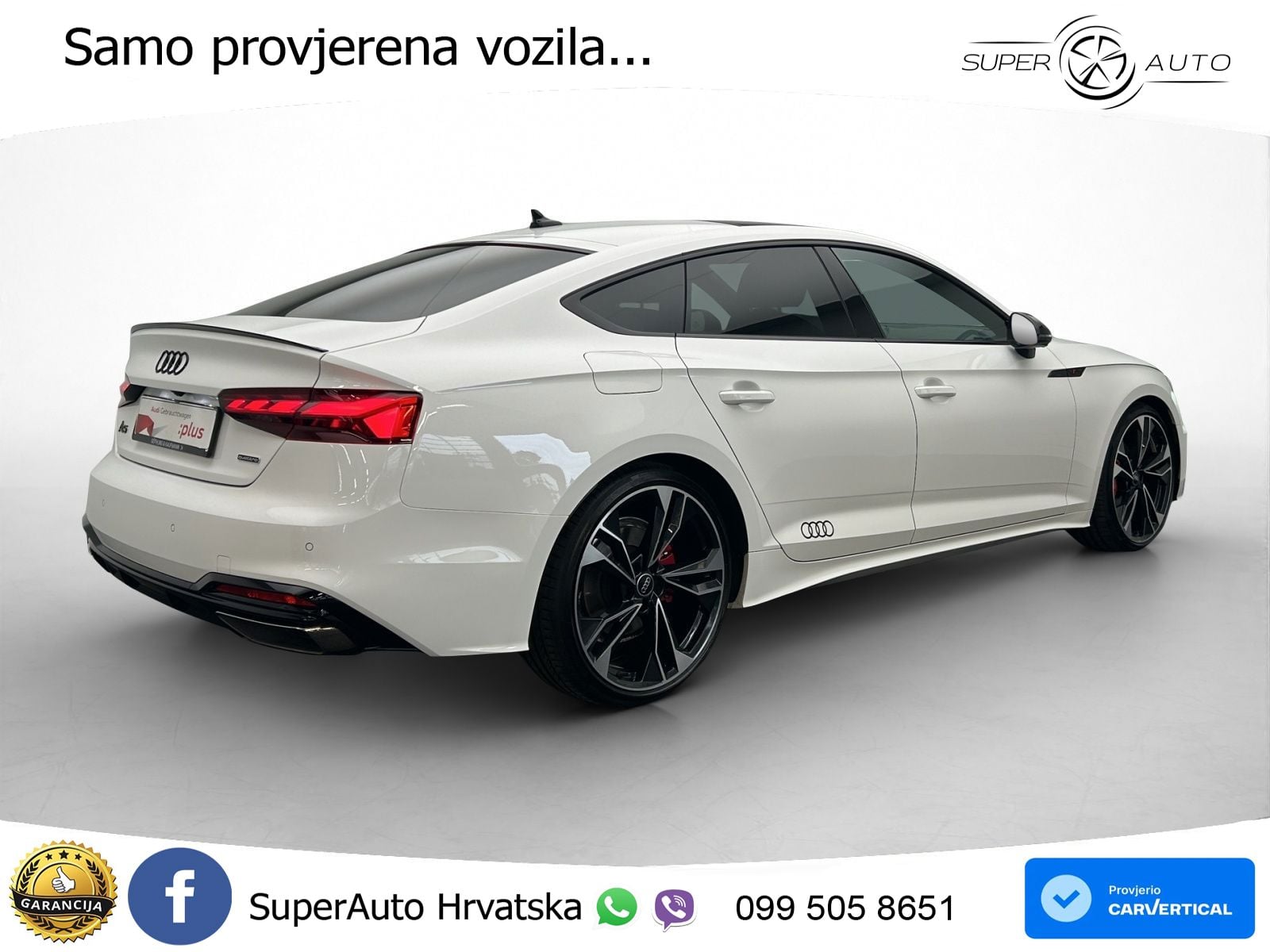 Audi A5 Sportback  40 TFSI (204 KS) quattro S tronic 2x S line LED+GR SJED+ACC