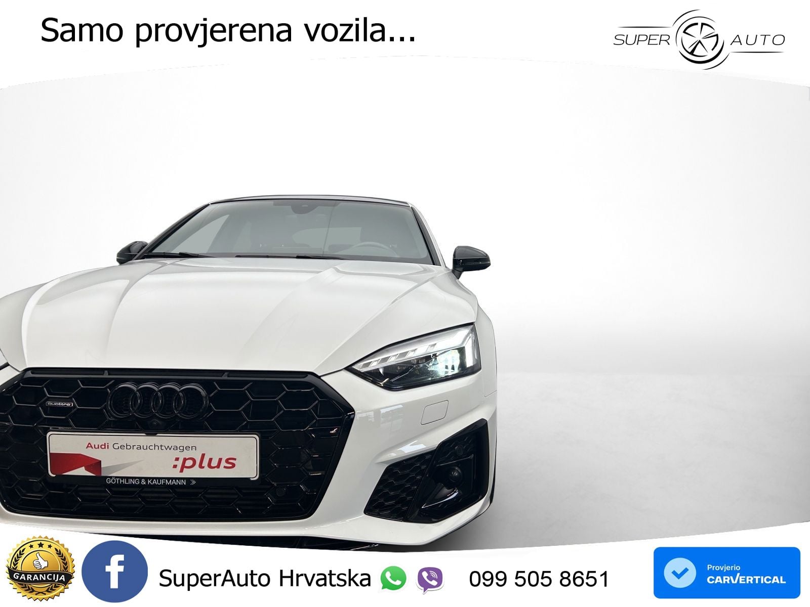 Audi A5 Sportback  40 TFSI (204 KS) quattro S tronic 2x S line LED+GR SJED+ACC