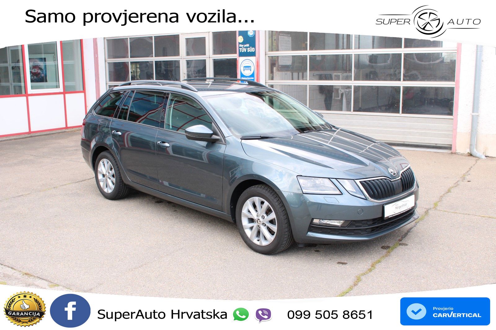 Škoda Octavia Combi 2.0 TDI (150 KS) DSG LED+GR SJED+ACC