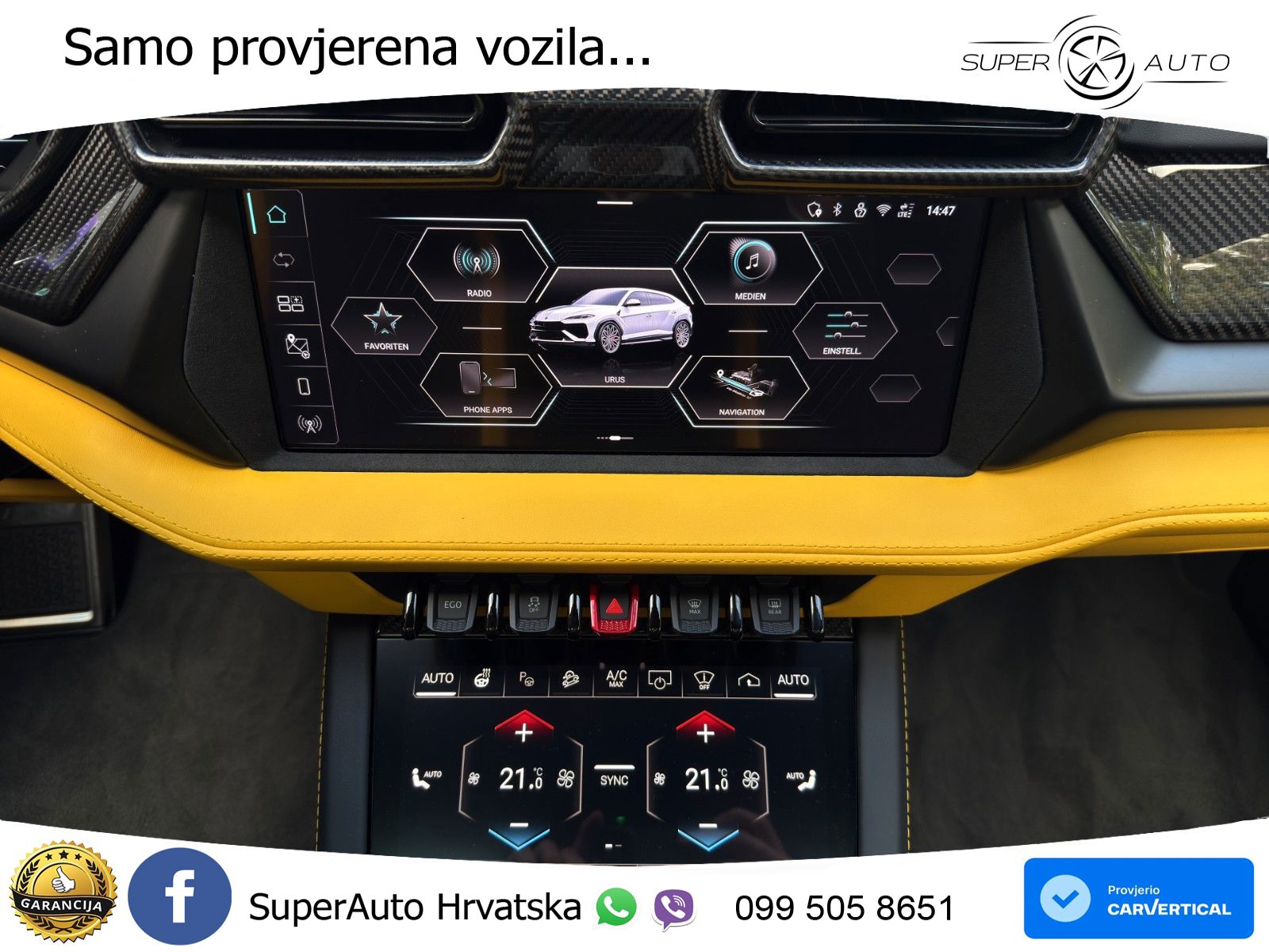 Lamborghini Urus SE 4.0 V8 (800 KS) 4WD Automatic LED+GR SJED+ACC