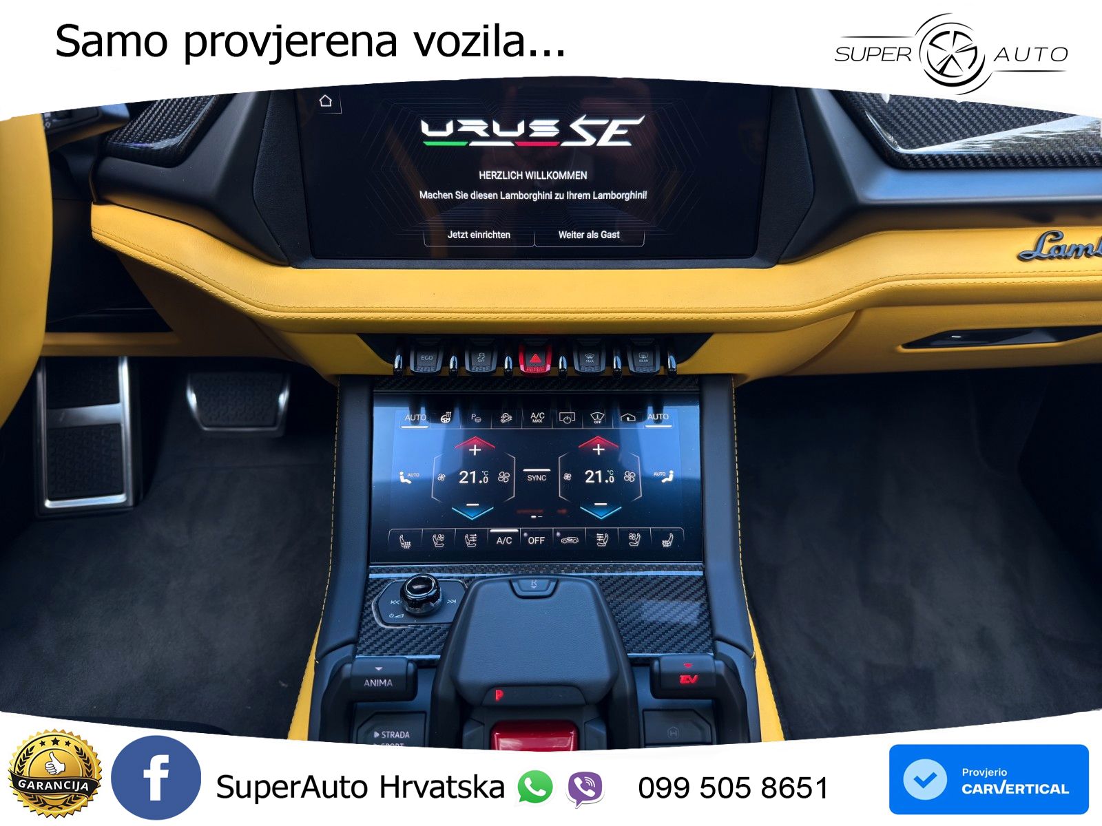 Lamborghini Urus SE 4.0 V8 (800 KS) 4WD Automatic LED+GR SJED+ACC