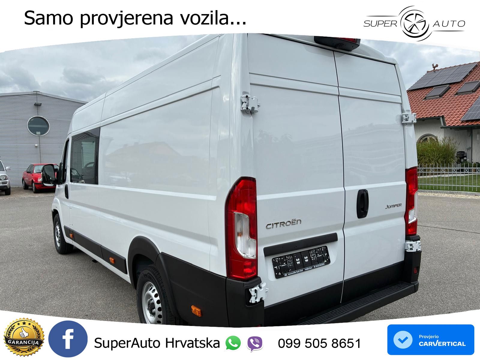 Citroën Jumper 180 BlueHDI L4H2 Doka KA *7-Sitzer*Kamera 179 KS