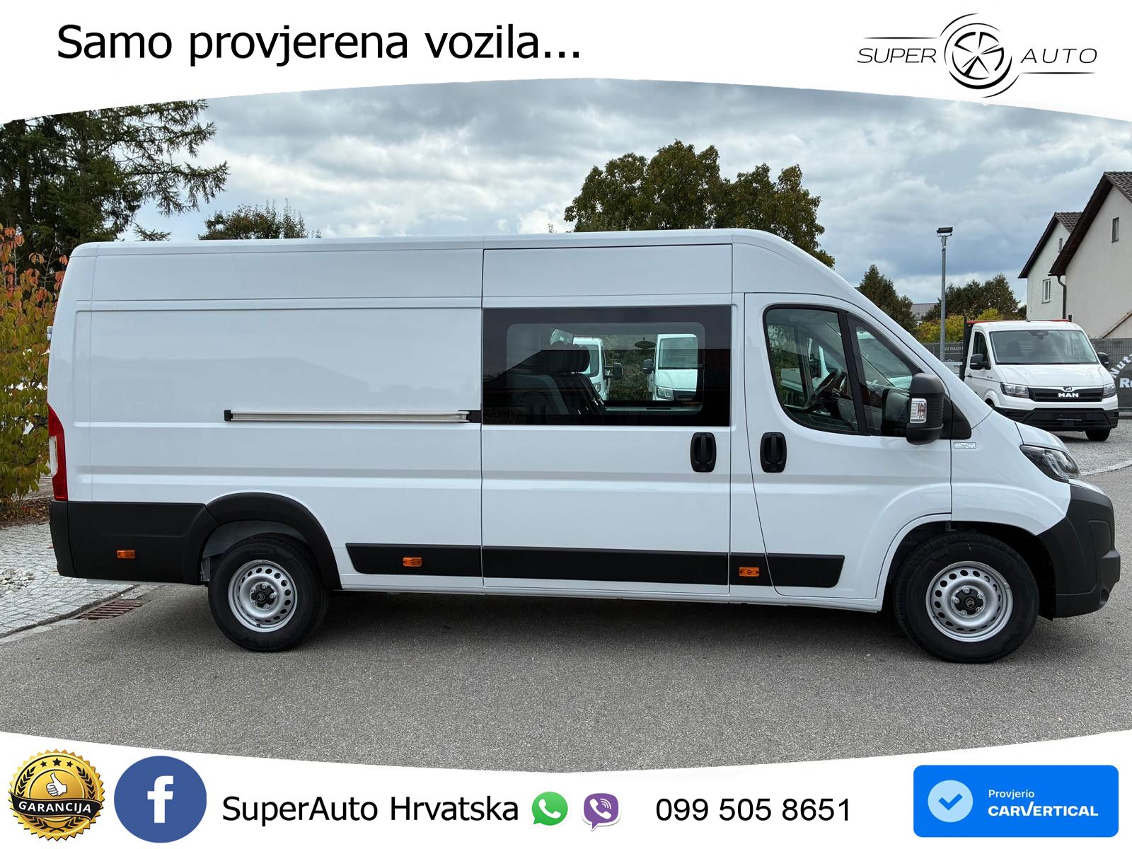 Citroën Jumper 180 BlueHDI L4H2 Doka KA *7-Sitzer*Kamera 179 KS
