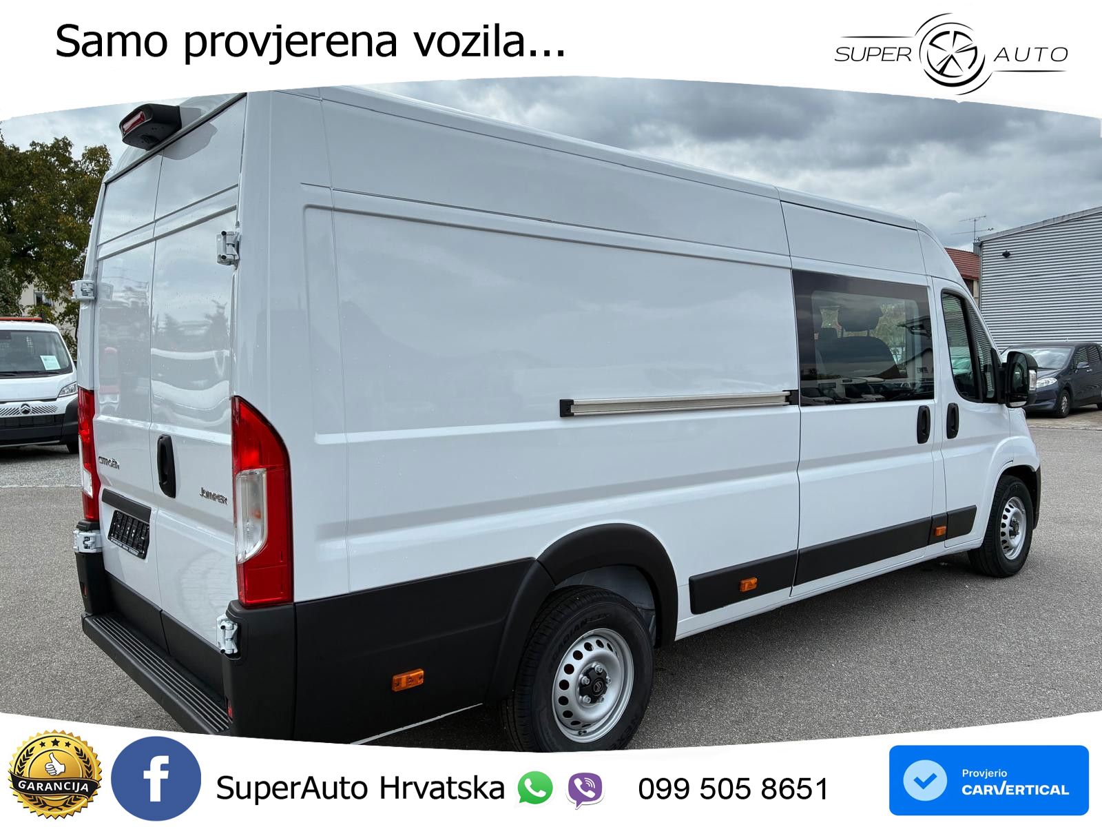 Citroën Jumper 180 BlueHDI L4H2 Doka KA *7-Sitzer*Kamera 179 KS