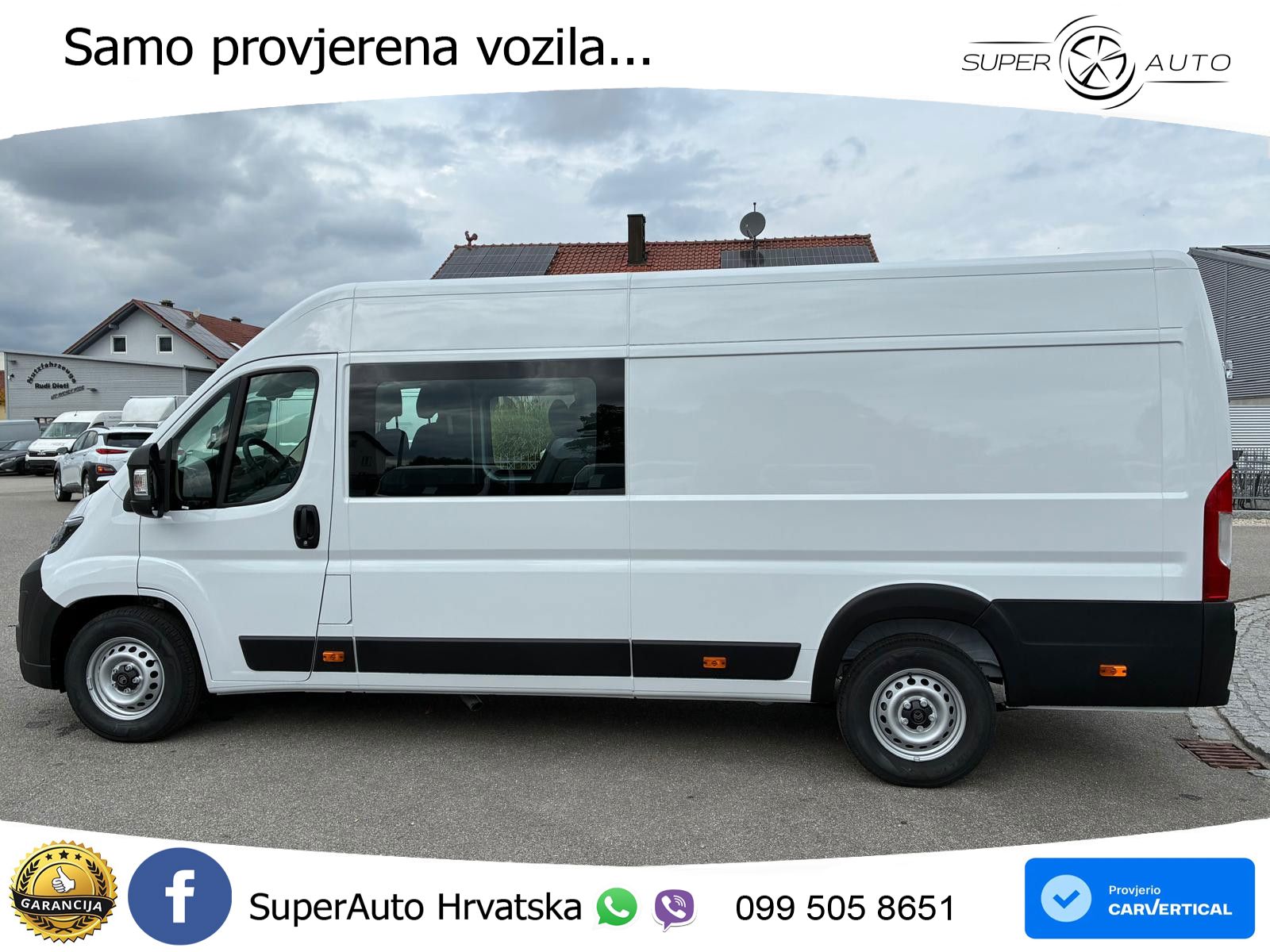 Citroën Jumper 180 BlueHDI L4H2 Doka KA *7-Sitzer*Kamera 179 KS