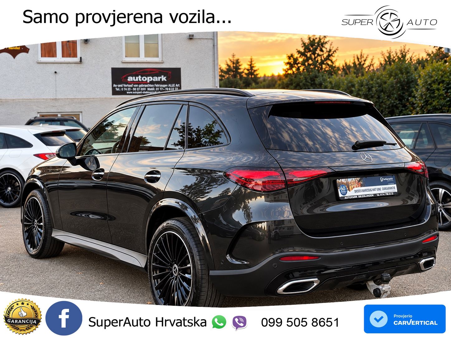 Mercedes GLC 300d (269 KS) 4MATIC 9G-TRONIC AMG ZRAČNI+ACC+GR SJED+360+PANO