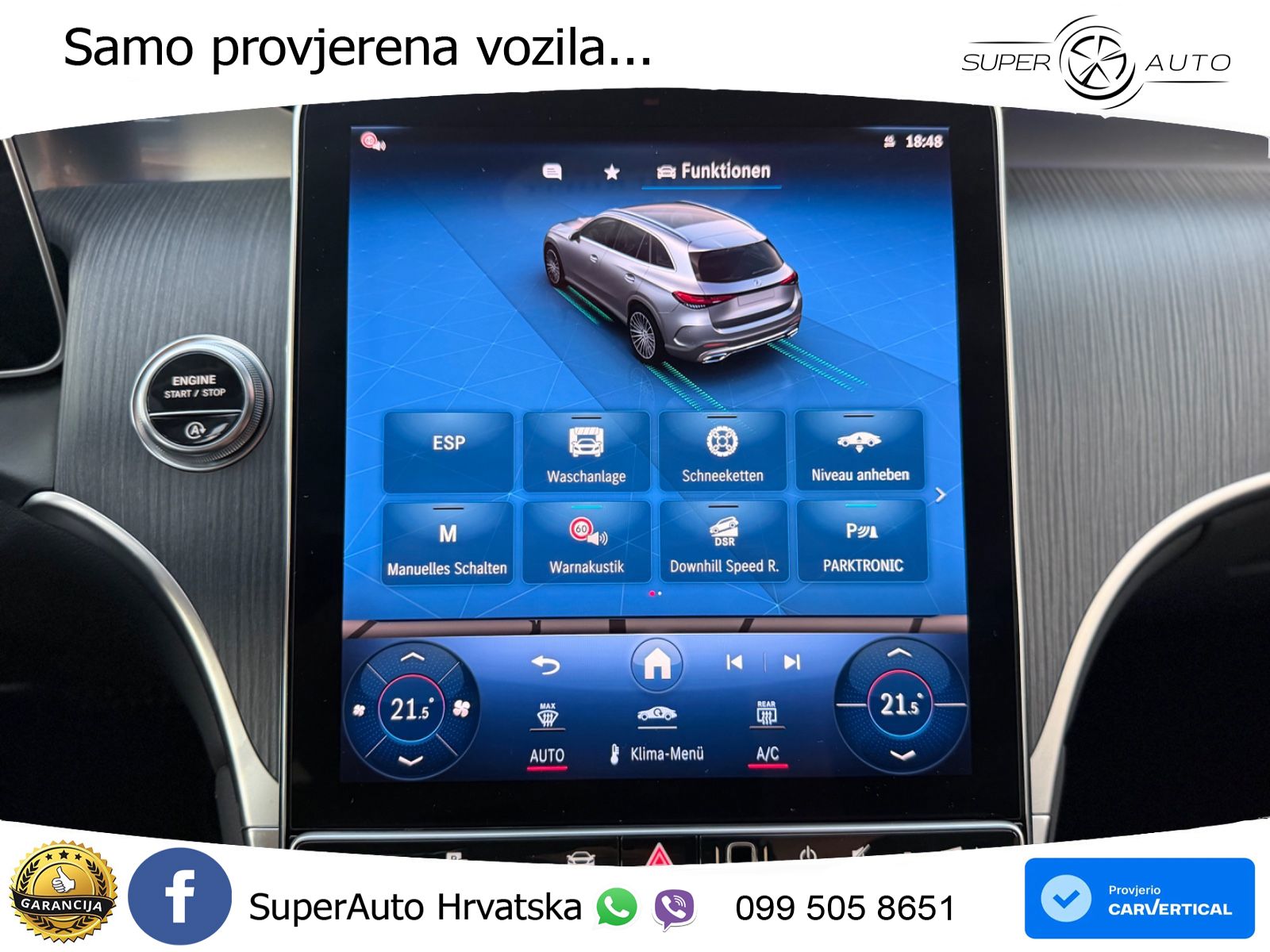 Mercedes GLC 300d (269 KS) 4MATIC 9G-TRONIC AMG ZRAČNI+ACC+GR SJED+360+PANO