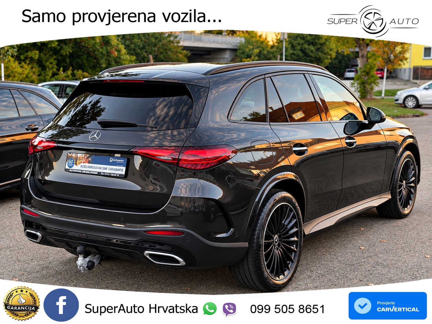 Mercedes GLC 300d (269 KS) 4MATIC 9G-TRONIC AMG ZRAČNI+ACC+GR SJED+360+PANO